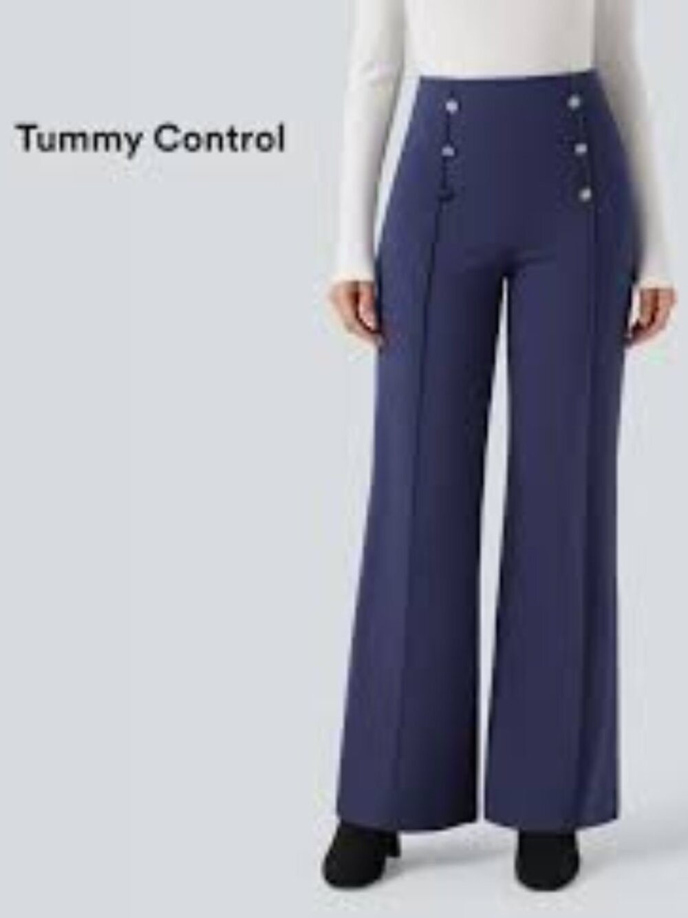 Halara High-Waist Wide-Leg Pants